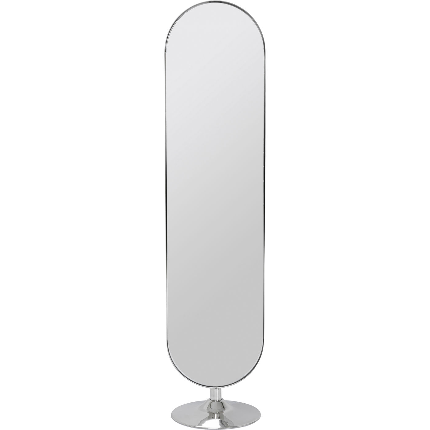Standspiegel Curvy MO Chrom Look 40x170cm