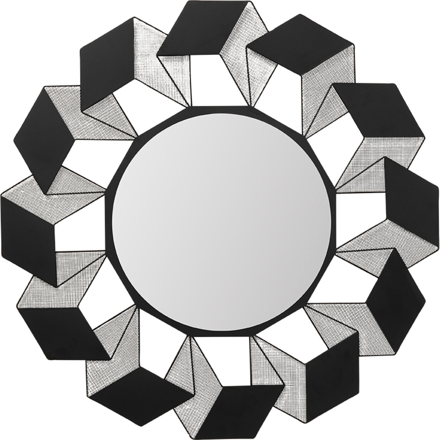 Spiegel Cubes Ø104cm
