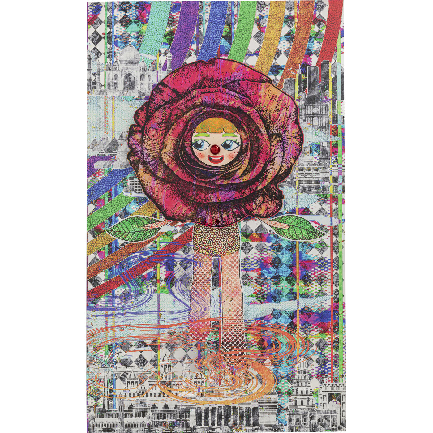 Gerahmtes Bild Blossom Girl 108x180cm
