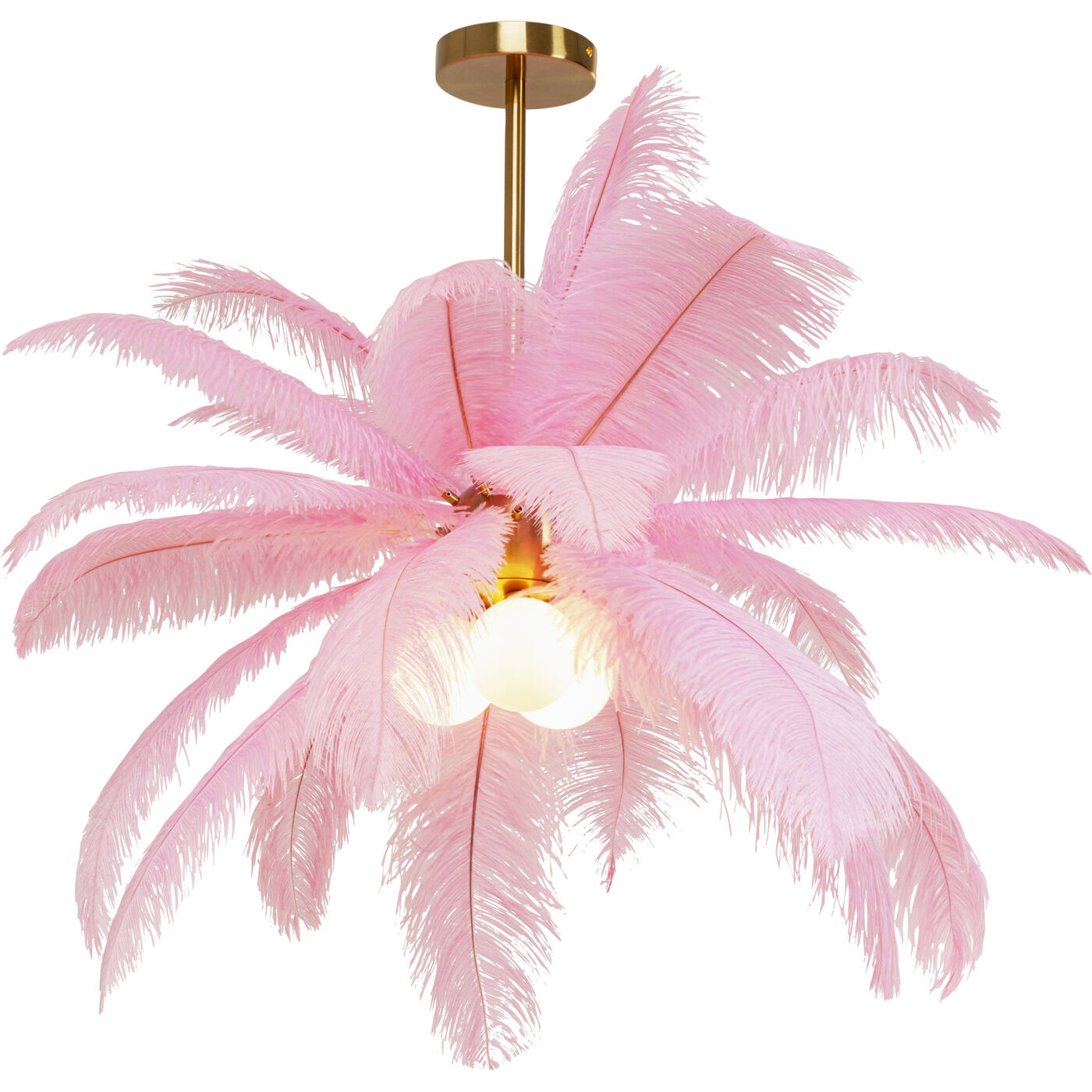 Hängeleuchte Feather Palm Pink Ø87cm