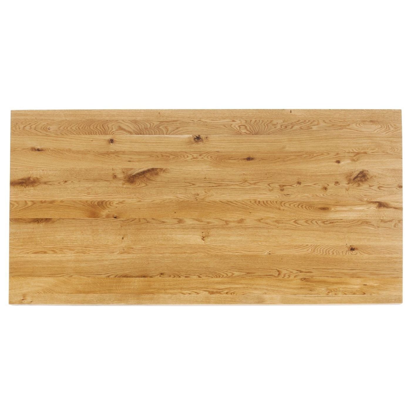 Tischplatte Tavola Schweizer Kante Eiche 160x80