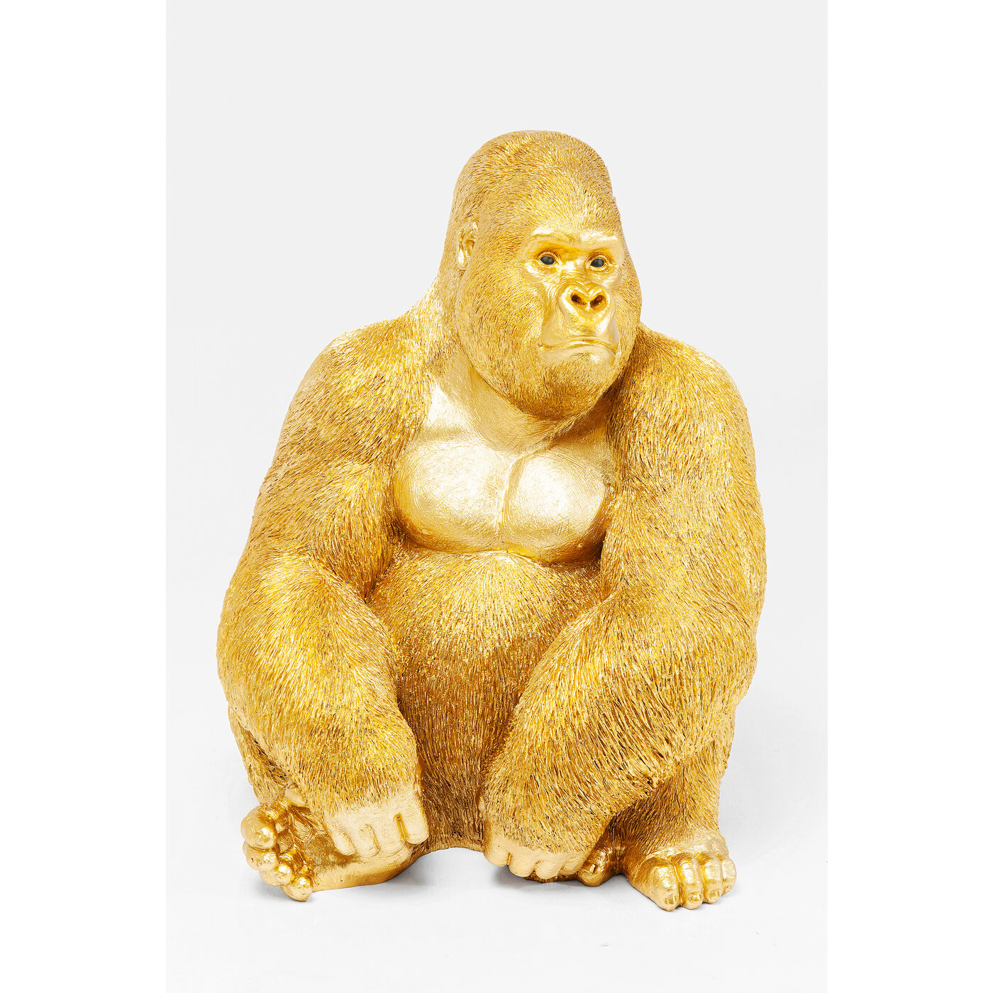 Deko Figur Monkey Gorilla Side XL Gold 76cm