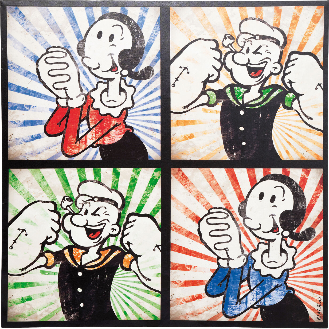 Bild Classic Comic 100x100cm Sortiert