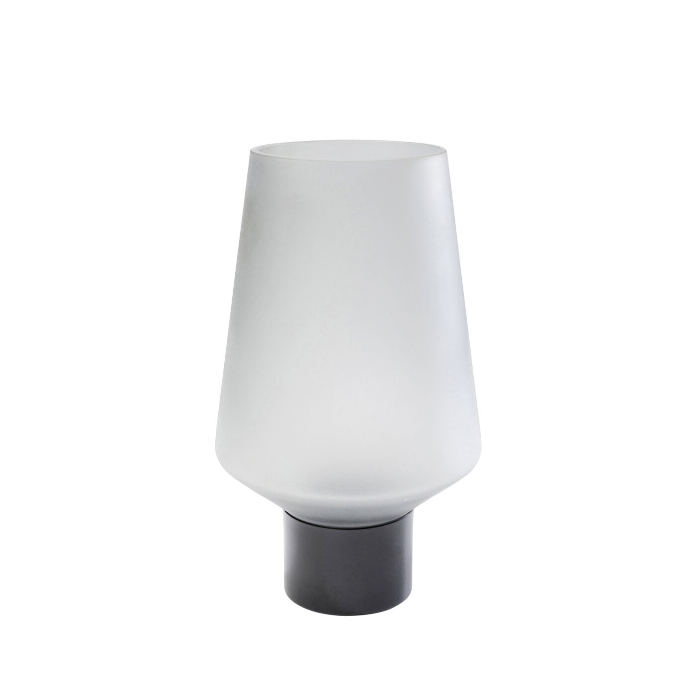 Vase Noble Ring Grau Matt 26cm