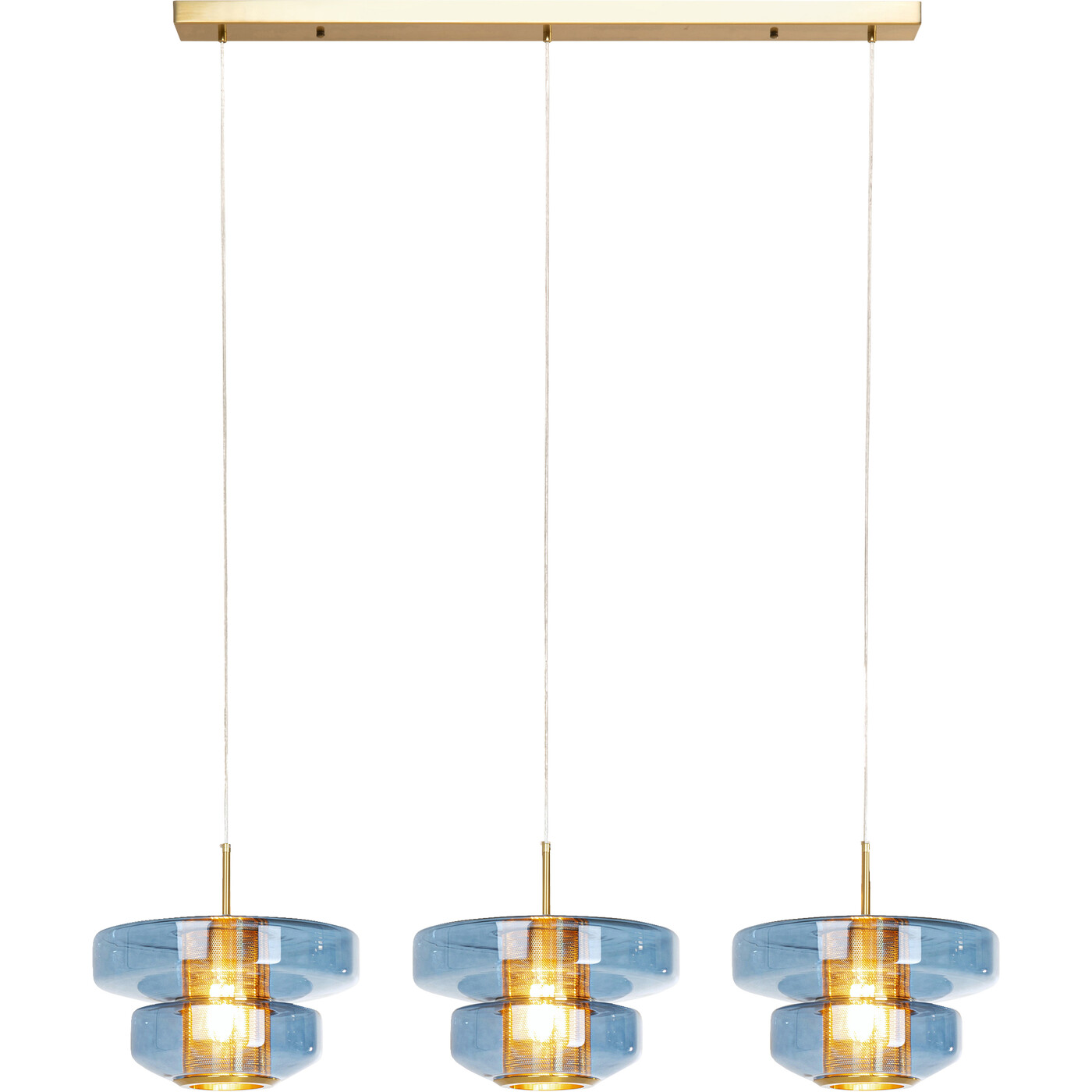Hängeleuchte Arcadia Blau 125cm