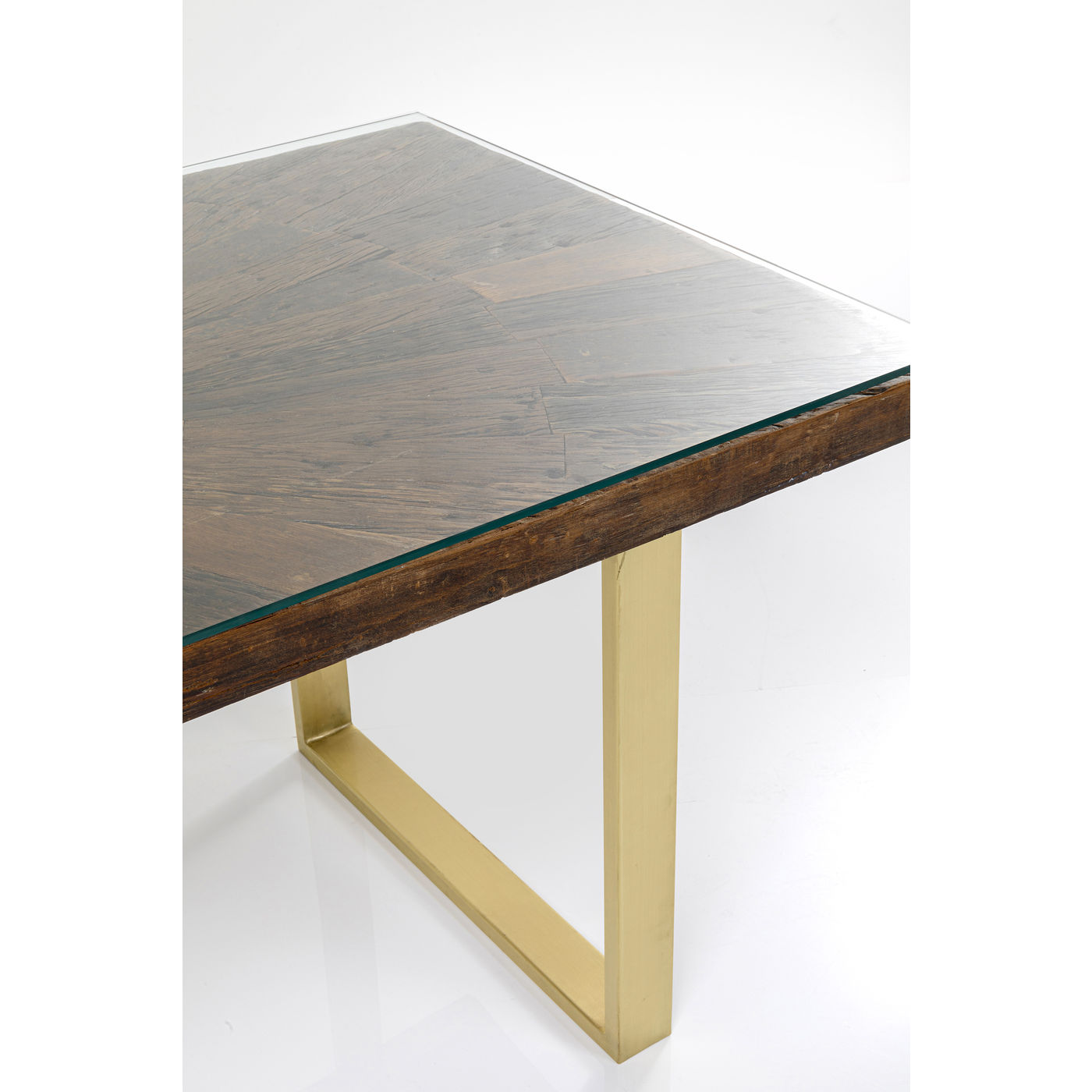Tavolo Conley ottone 160x80