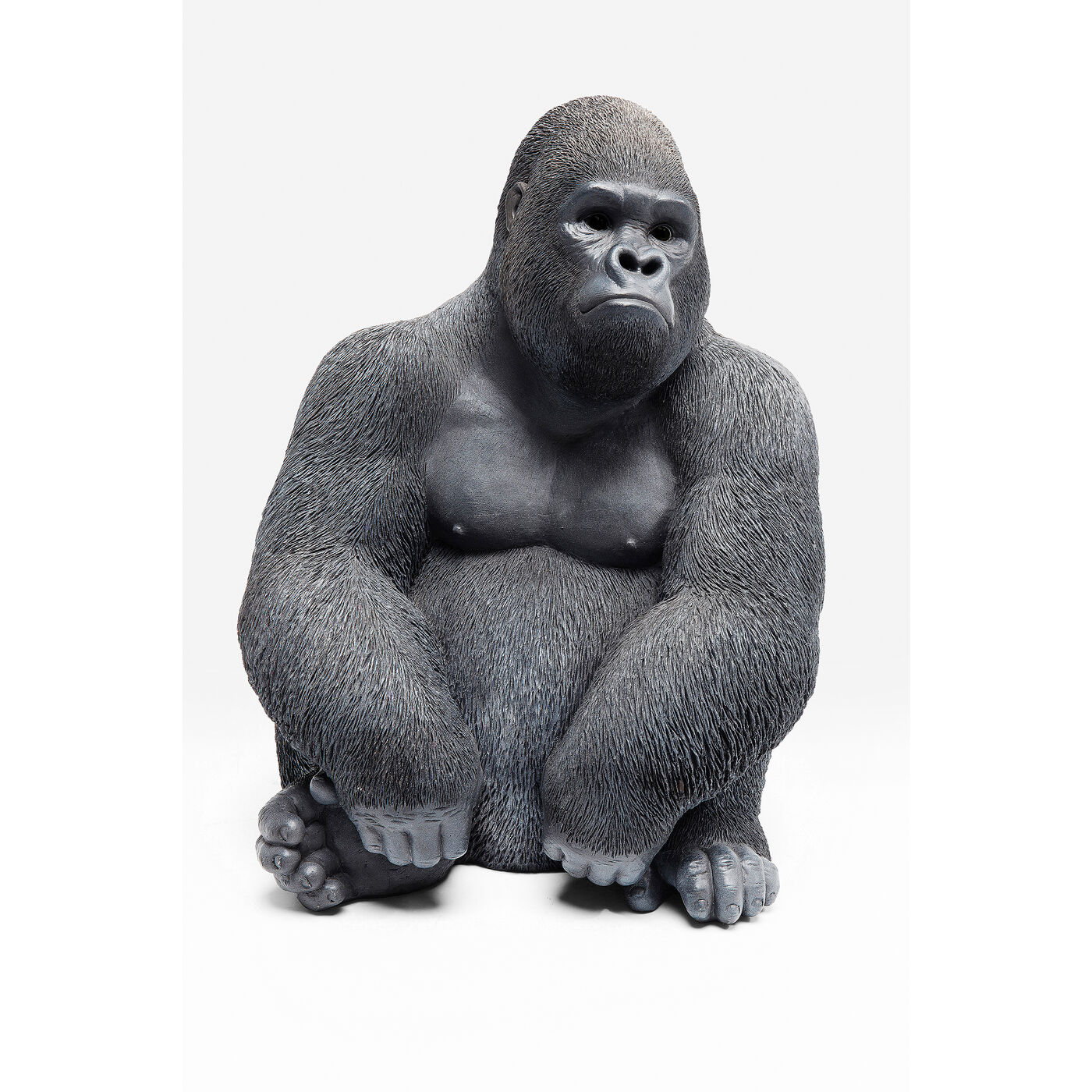 Deko Figur Monkey Gorilla Side Medium Schwarz