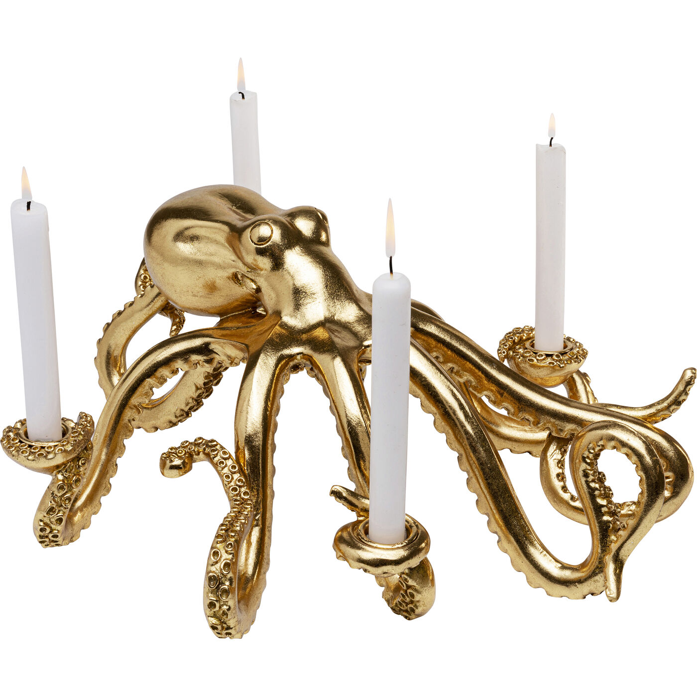 Kerzenständer Octopus Gold 49cm