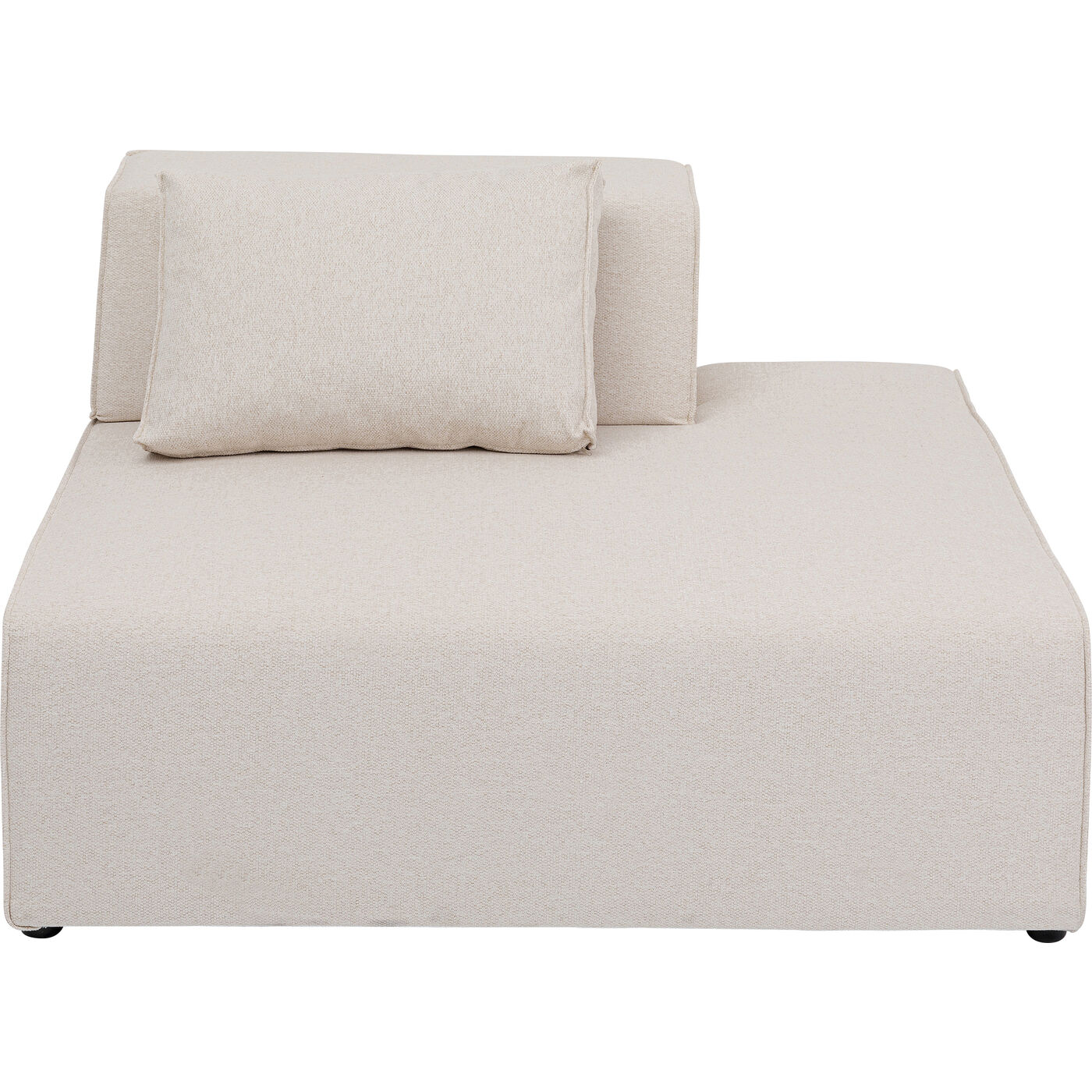 Infinity Ottomane Semi Elements Creme Rechts 120cm