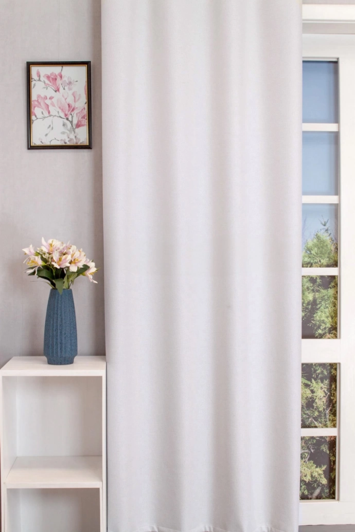 Sunstopper – Rideau occultant blanc cassé grisé, 100 % occultant