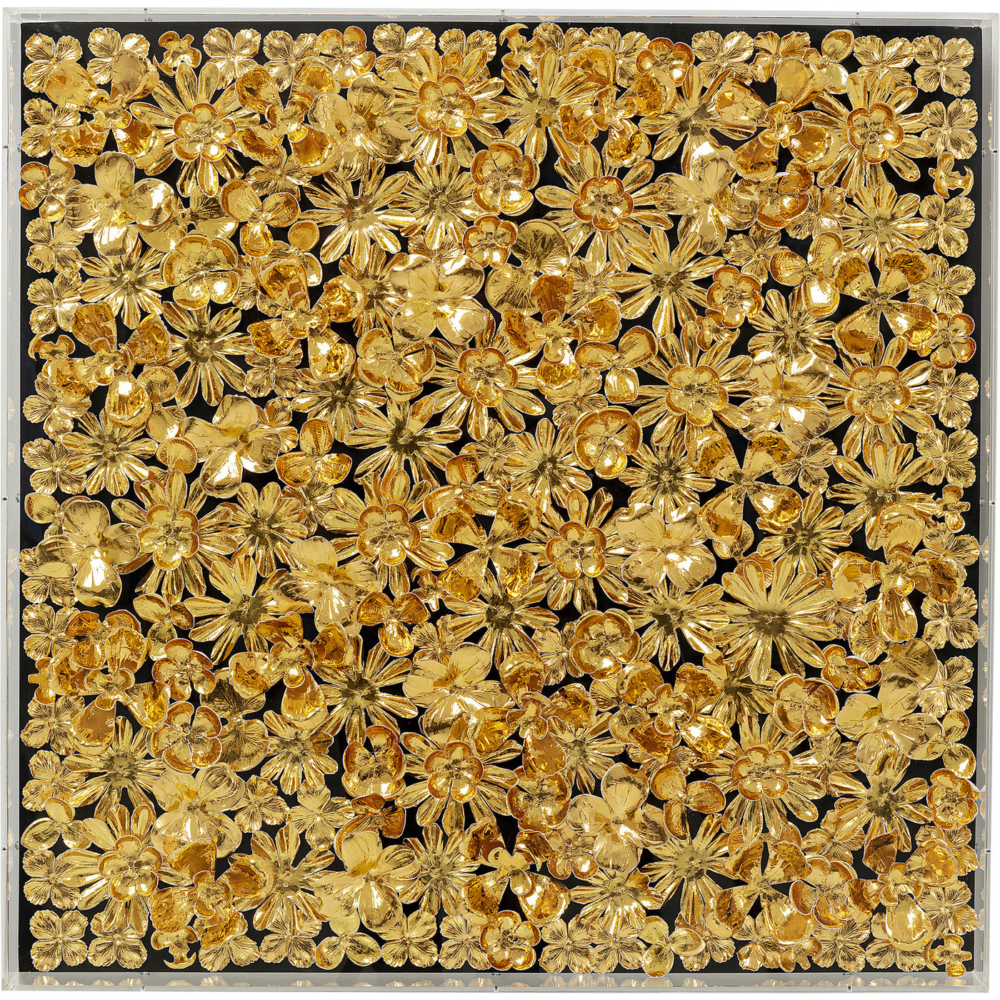 Objektbild Gold Flower 80x80cm