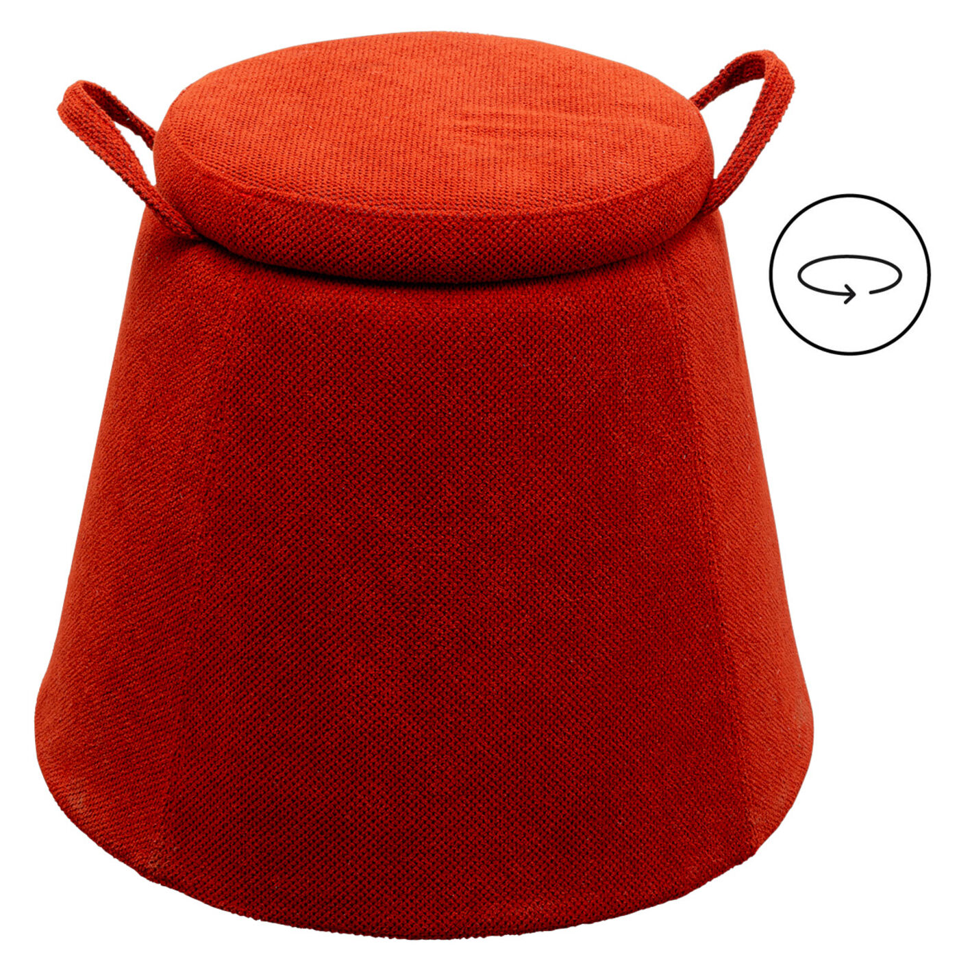Hocker Thimble Rot Ø51cm