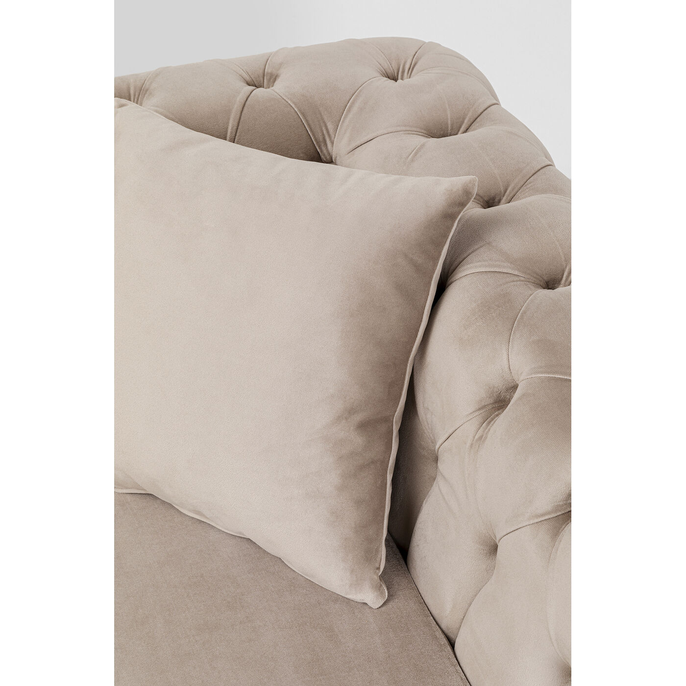 Ecksofa Bellissima Velvet Taupe Links