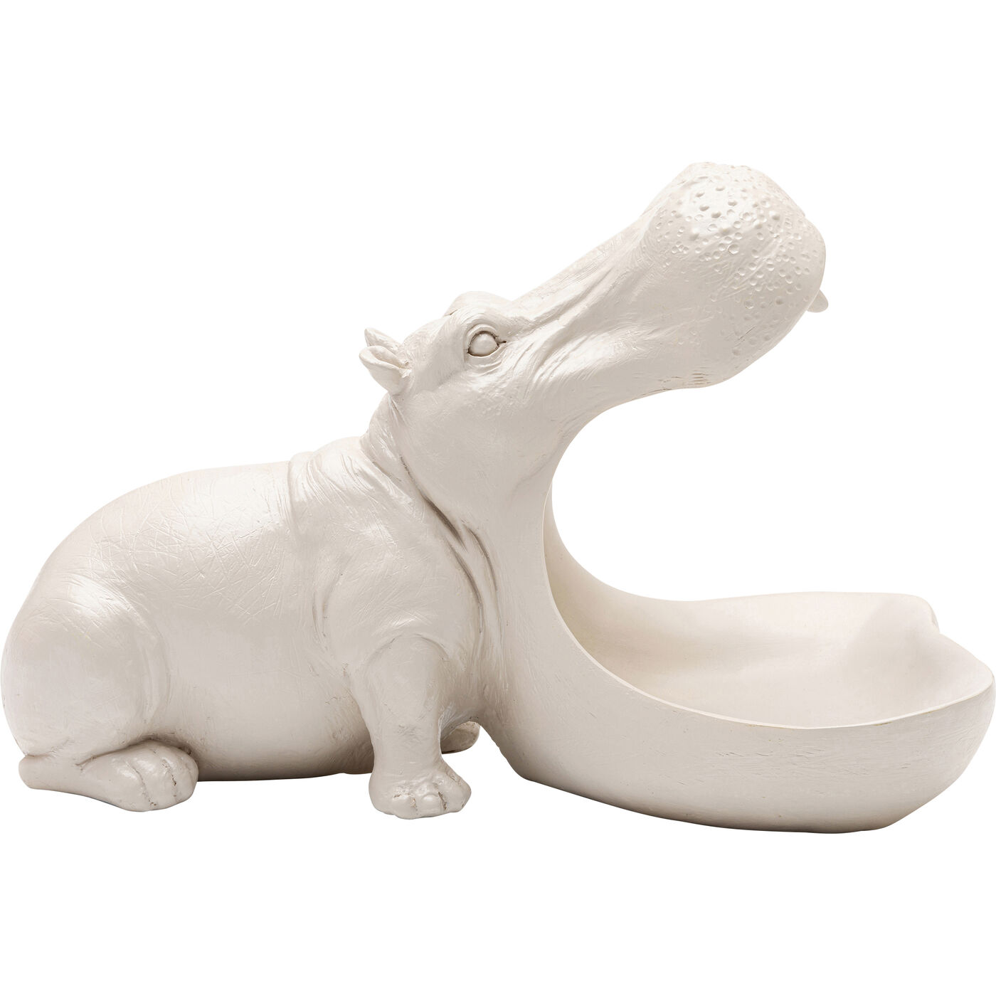 Figura decorativa  Hungry Hippo 17cm greige