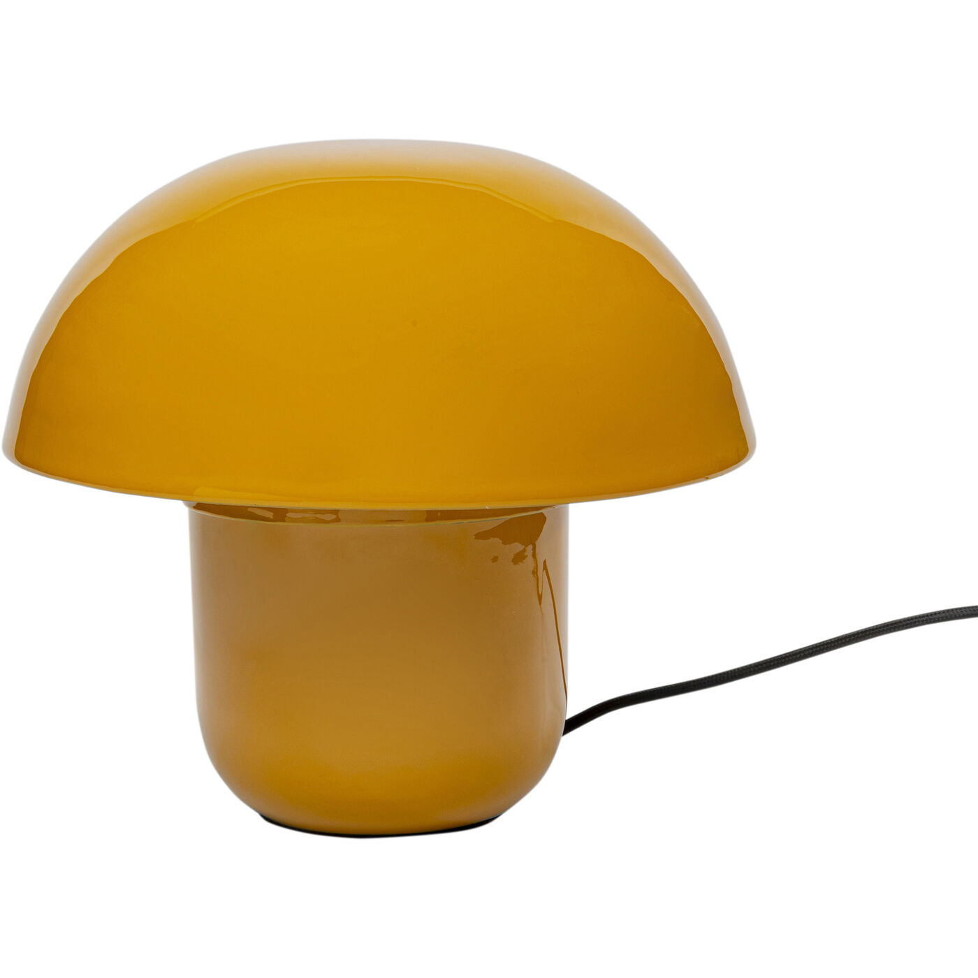 Tischleuchte Mushroom Shiny Gelb 27cm