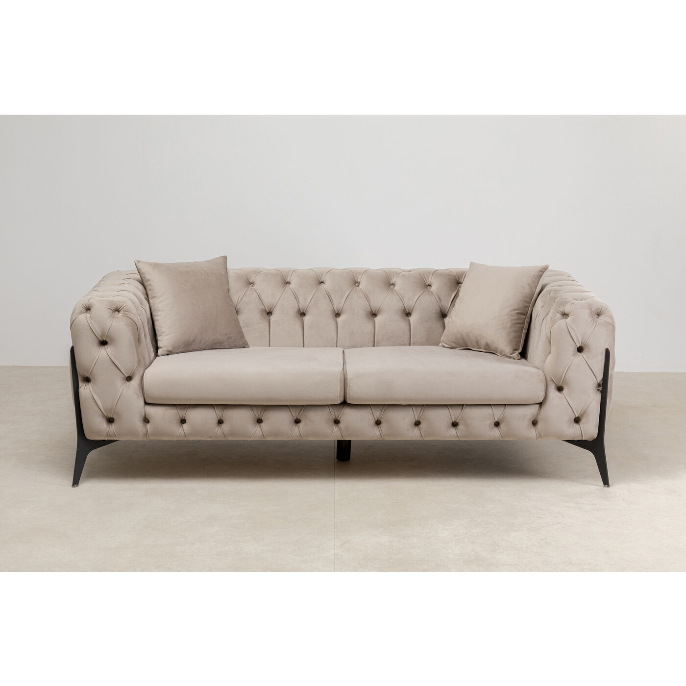 Sofa Bellissima 2-Sitzer Velvet Taupe 200cm