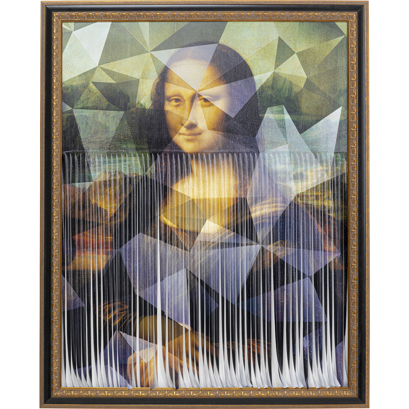 Gerahmtes Bild Ma­de­moi­selle Lisa 130x163cm
