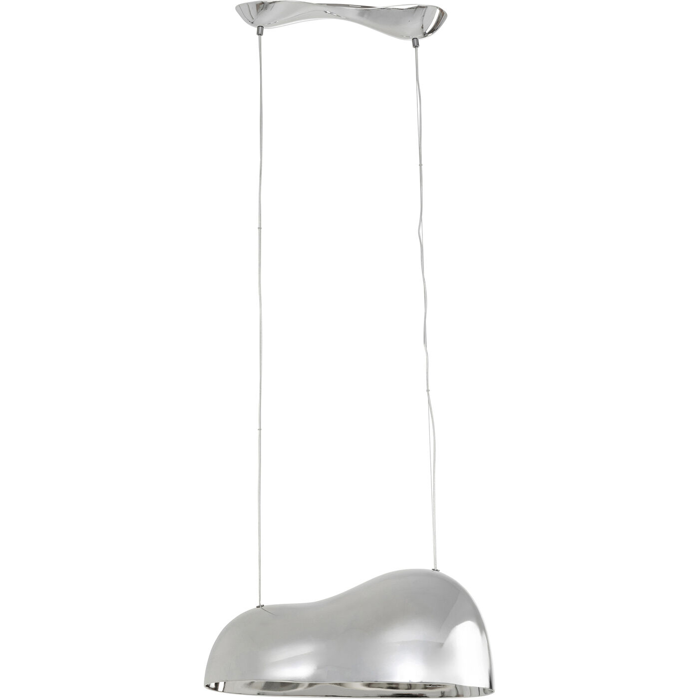 Hängeleuchte Cloud Beam Double Silber 70cm