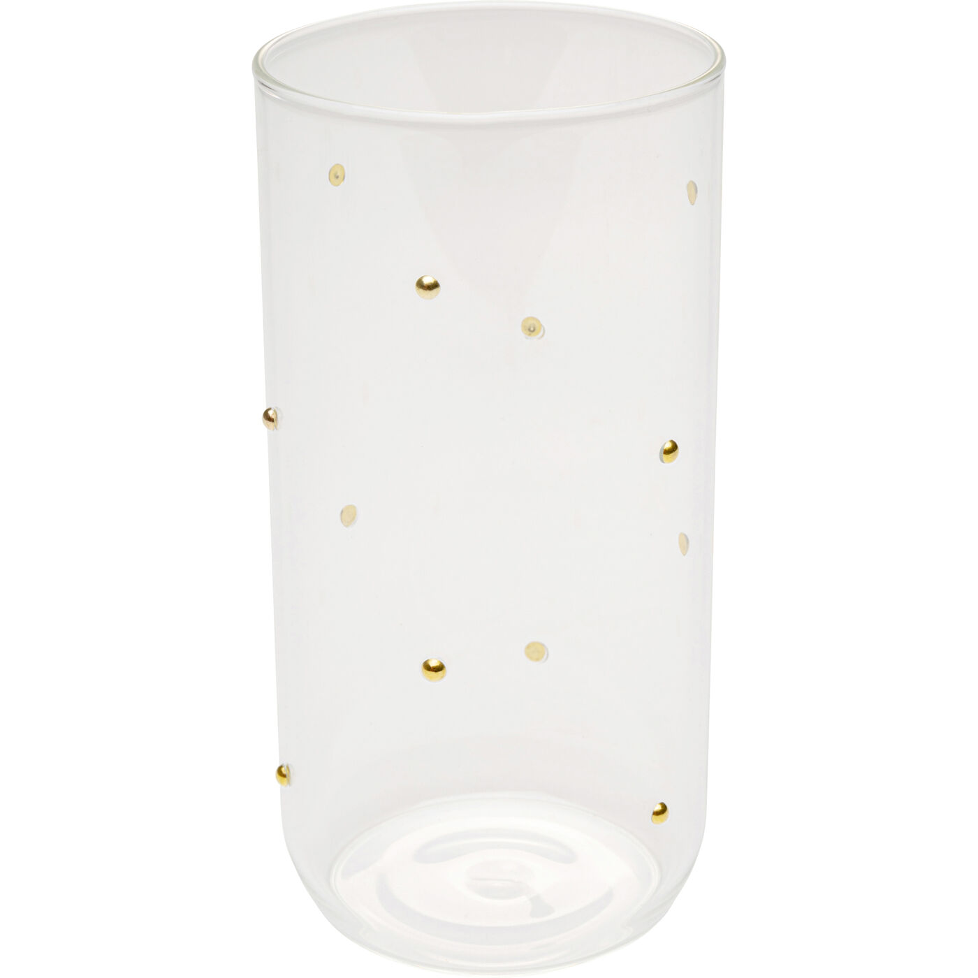 Wasserglas Glam Dots Gold 14cm