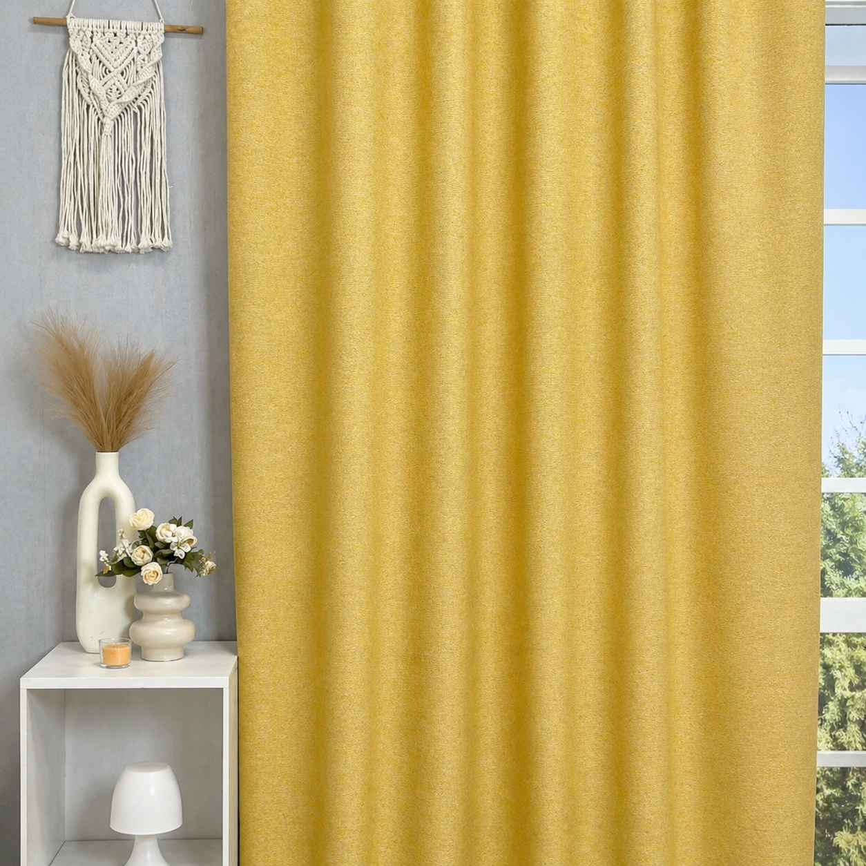 Island – Tenda dimout termoisolante giallo oro