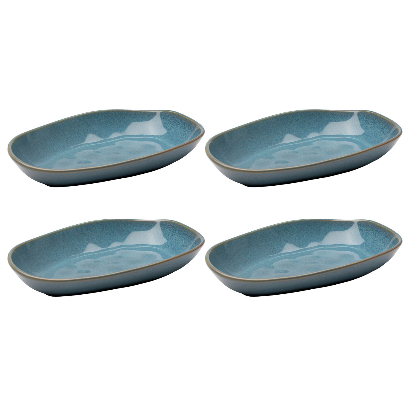 Teller Organic Türkis 25cm (4/Set)