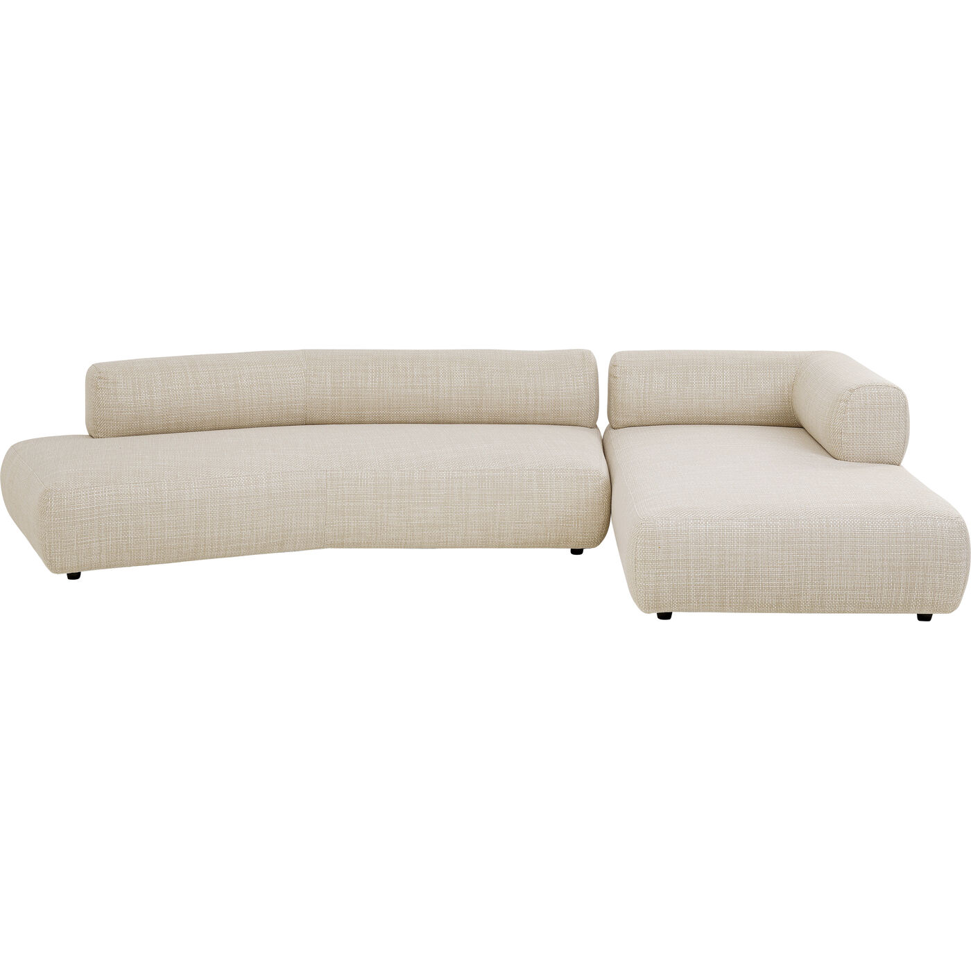 Ecksofa Bow Rechts Creme