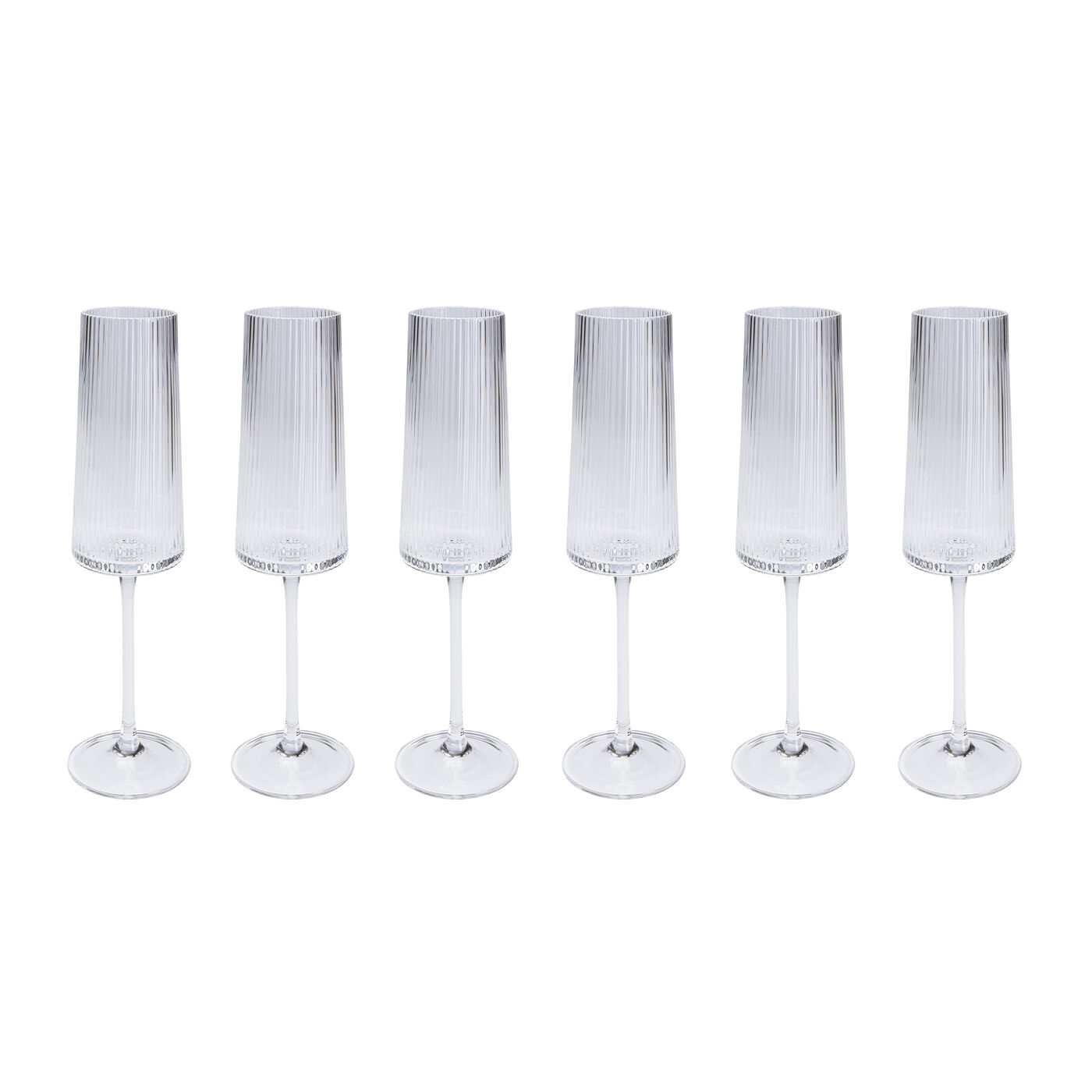 Sektglas Riffle (6/tlg.)