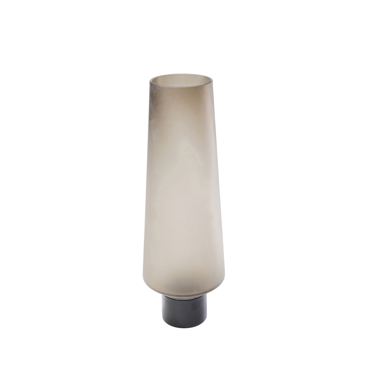 Vase Noble Ring Braun Matt 40cm