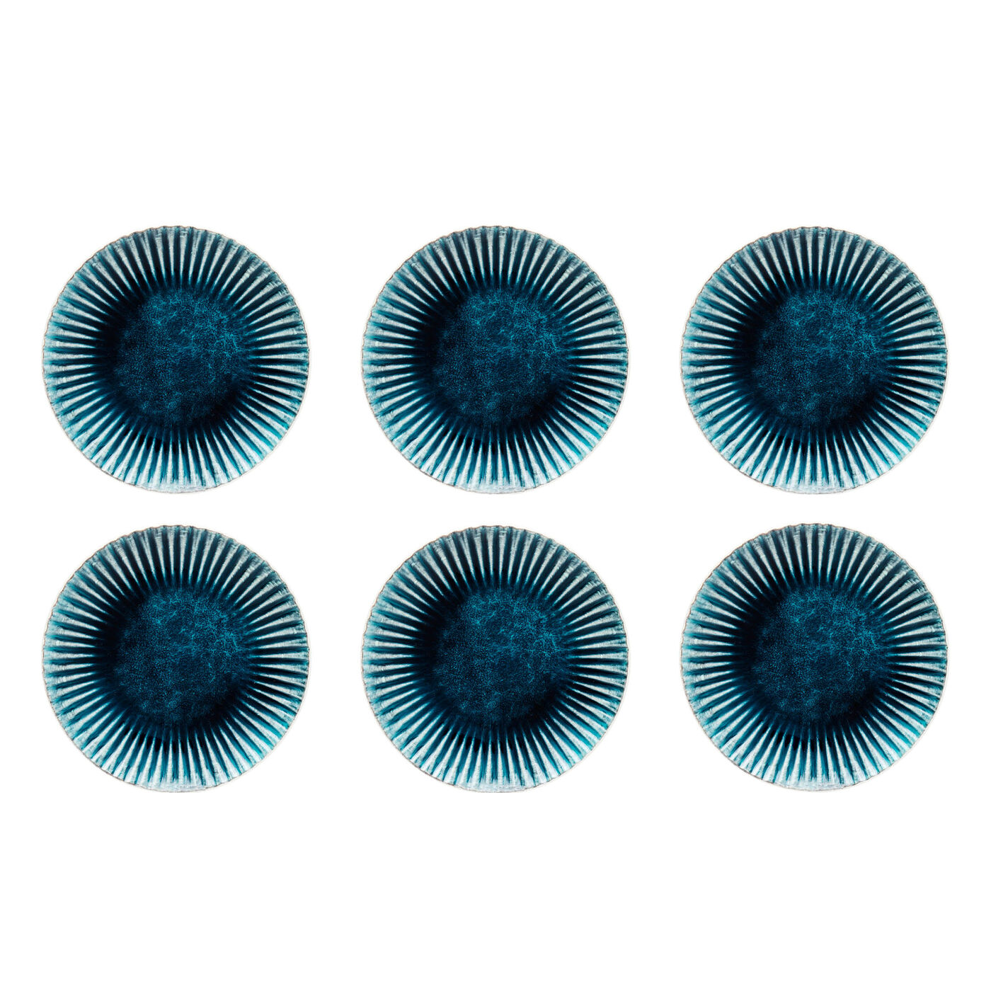 Assiette Azur Rim Ø21cm (6/Set)
