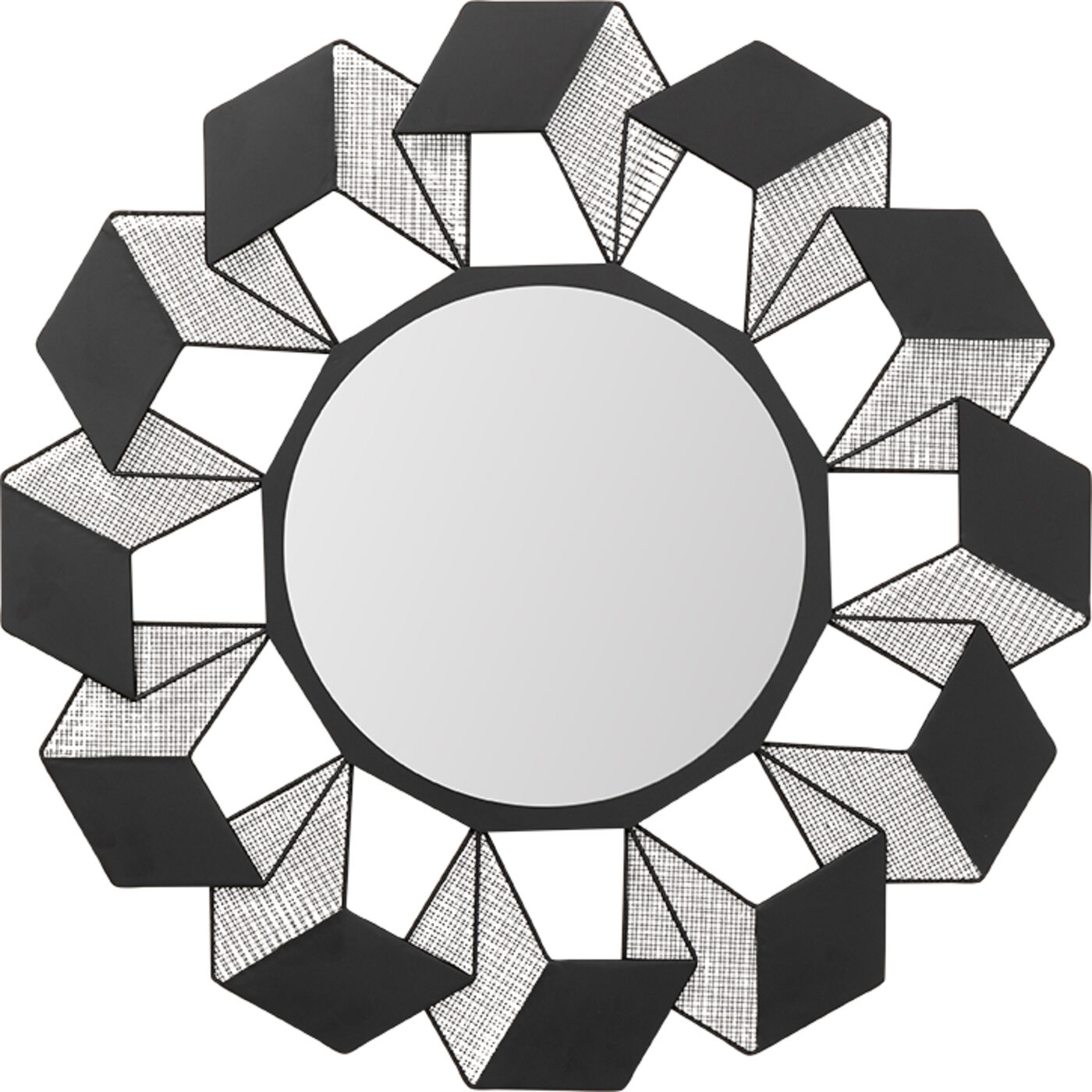 Spiegel Cubes Ø70cm