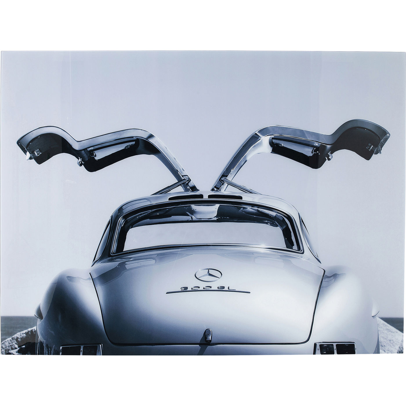 Glasbild Oldtimer Back 160x120cm