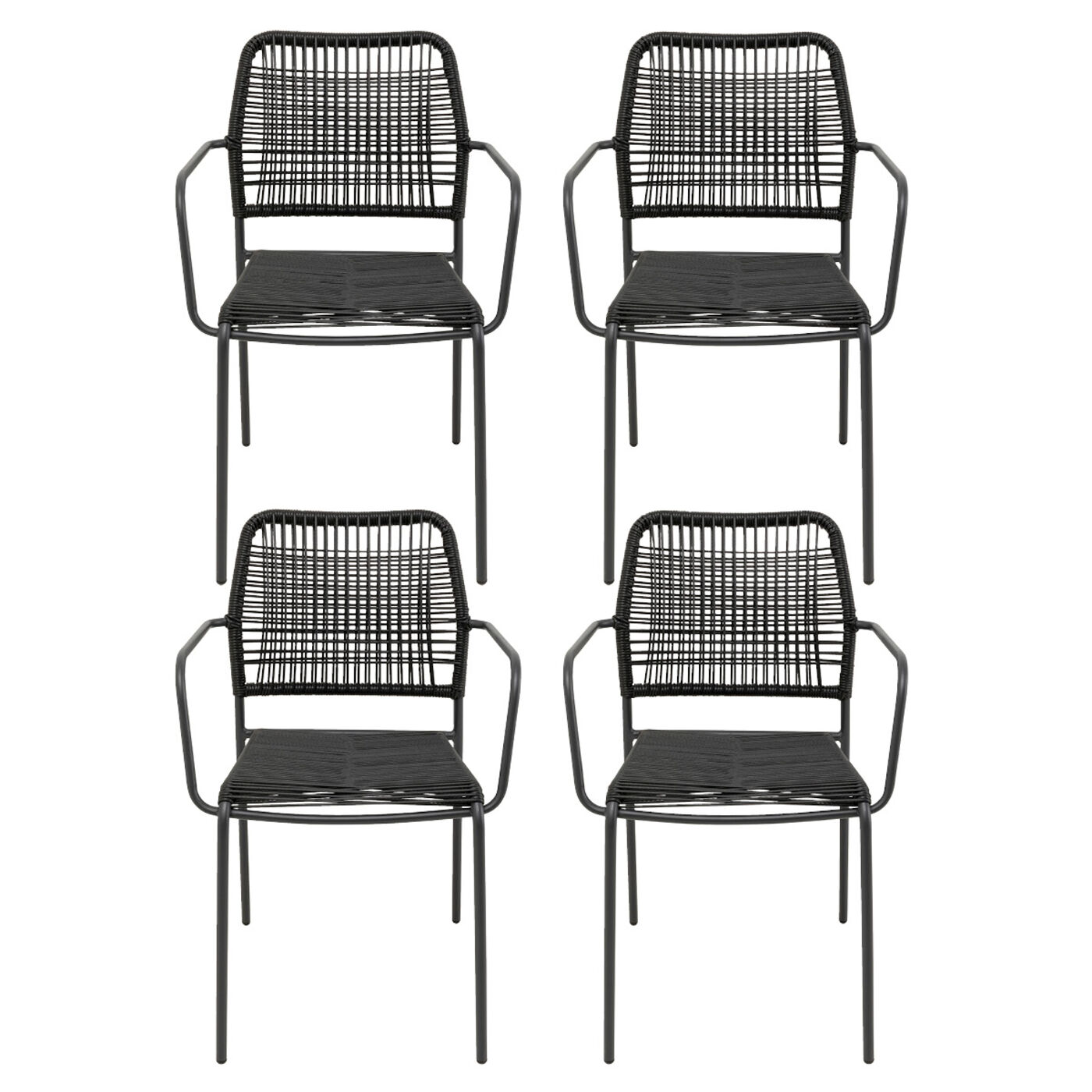 Chair Madagascar Black 4/Set