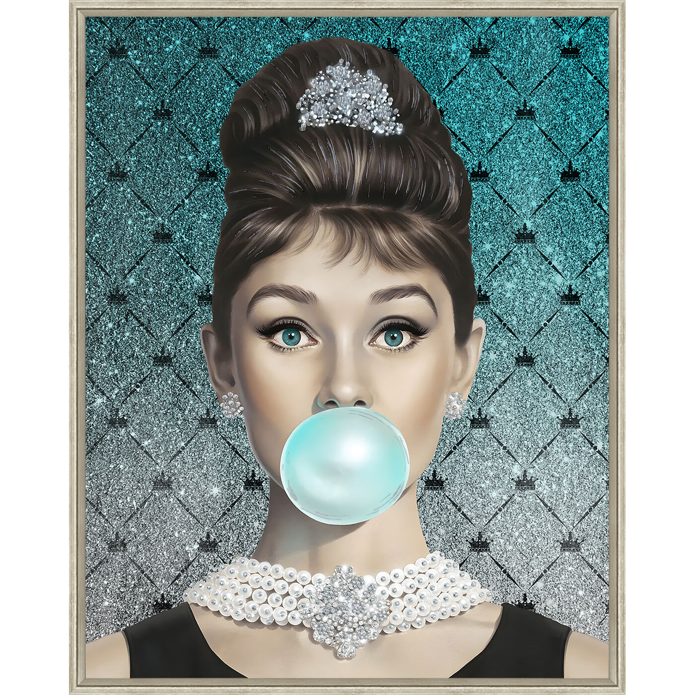 Gerahmtes Bild Muse Bubble Diva 40x50cm
