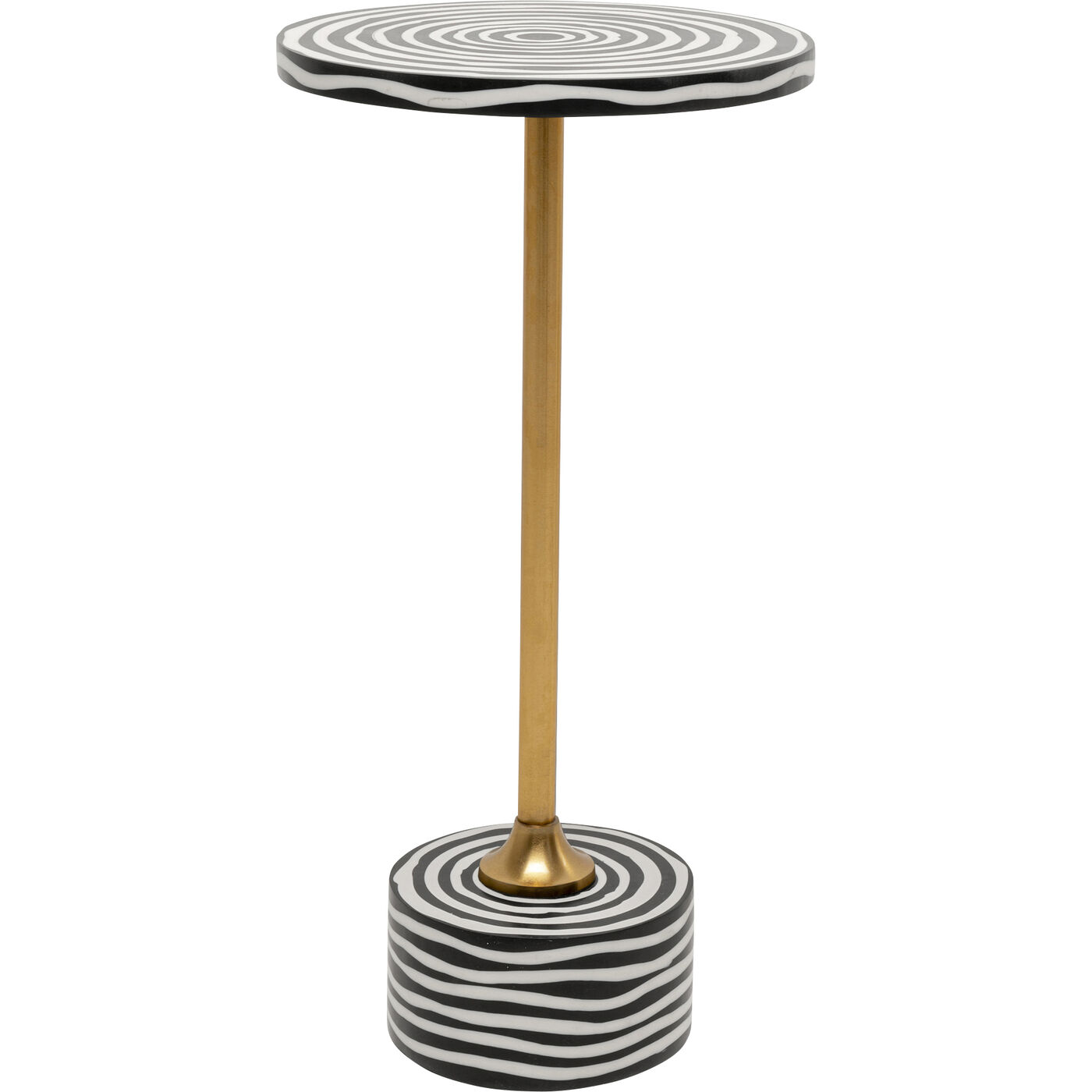 Beistelltisch Domero Swirl Gold Ø25cm