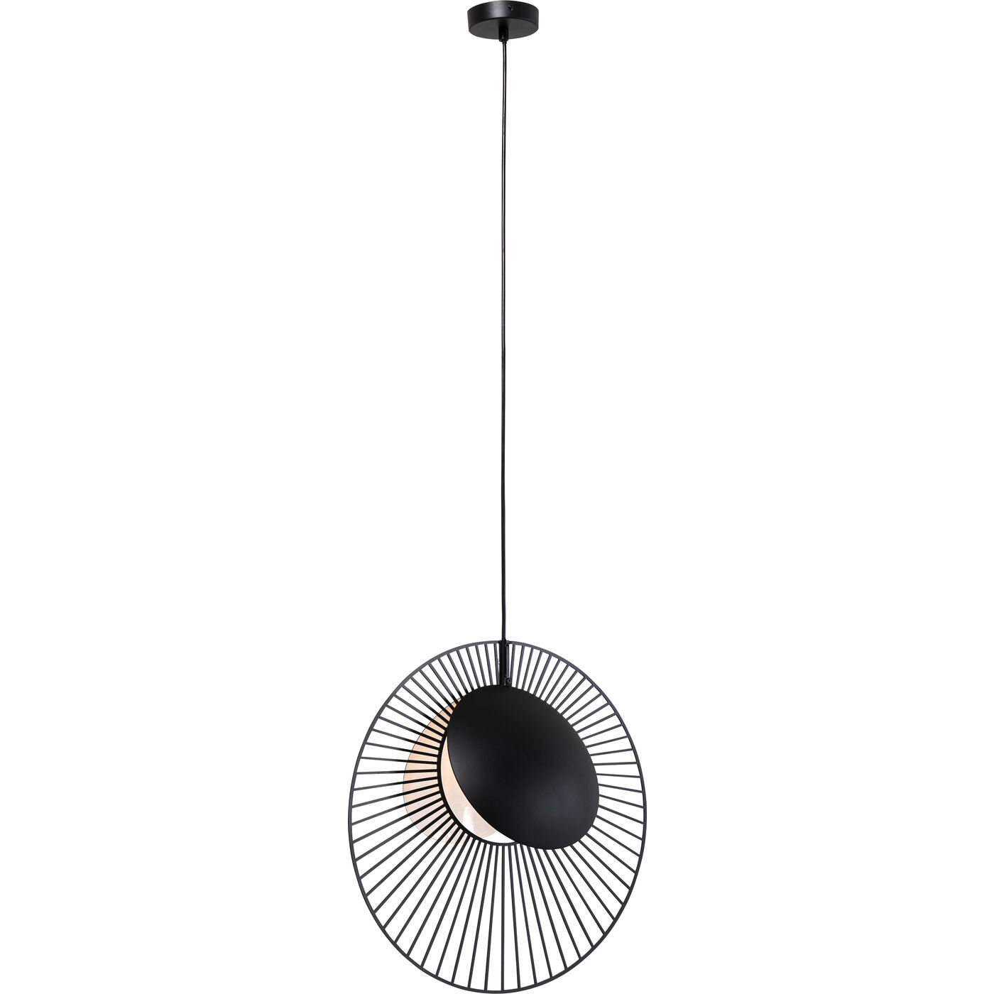 Suspension Wire noir Ø45cm