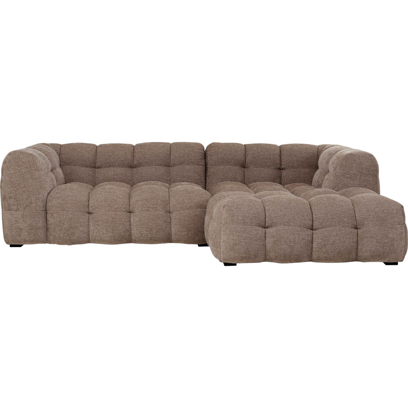 Corner Sofa Salamanca Grey Brown Right 250cm