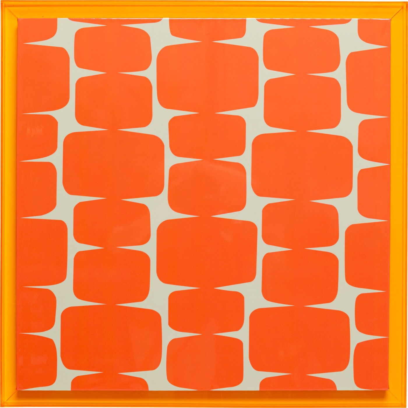 Gerahmtes Bild Square Chain 80x80cm