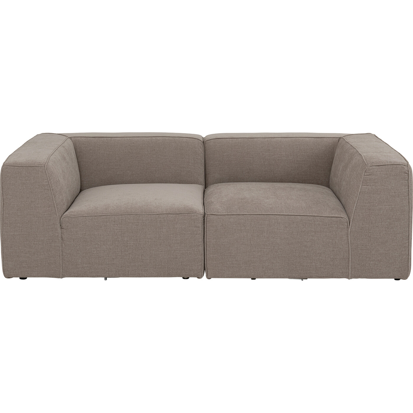 Sofa Cubo 3-Sitzer Taupe 220cm