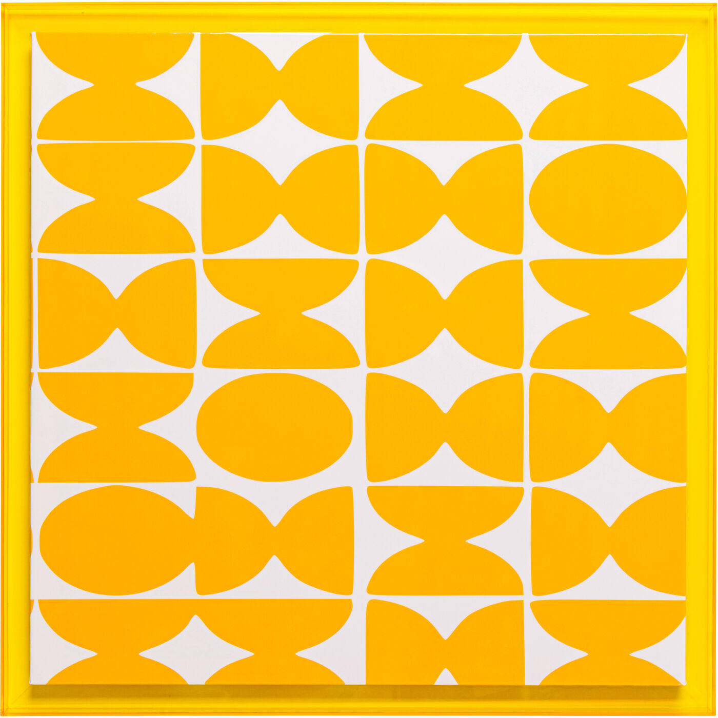 Gerahmtes Bild Perline 80x80cm