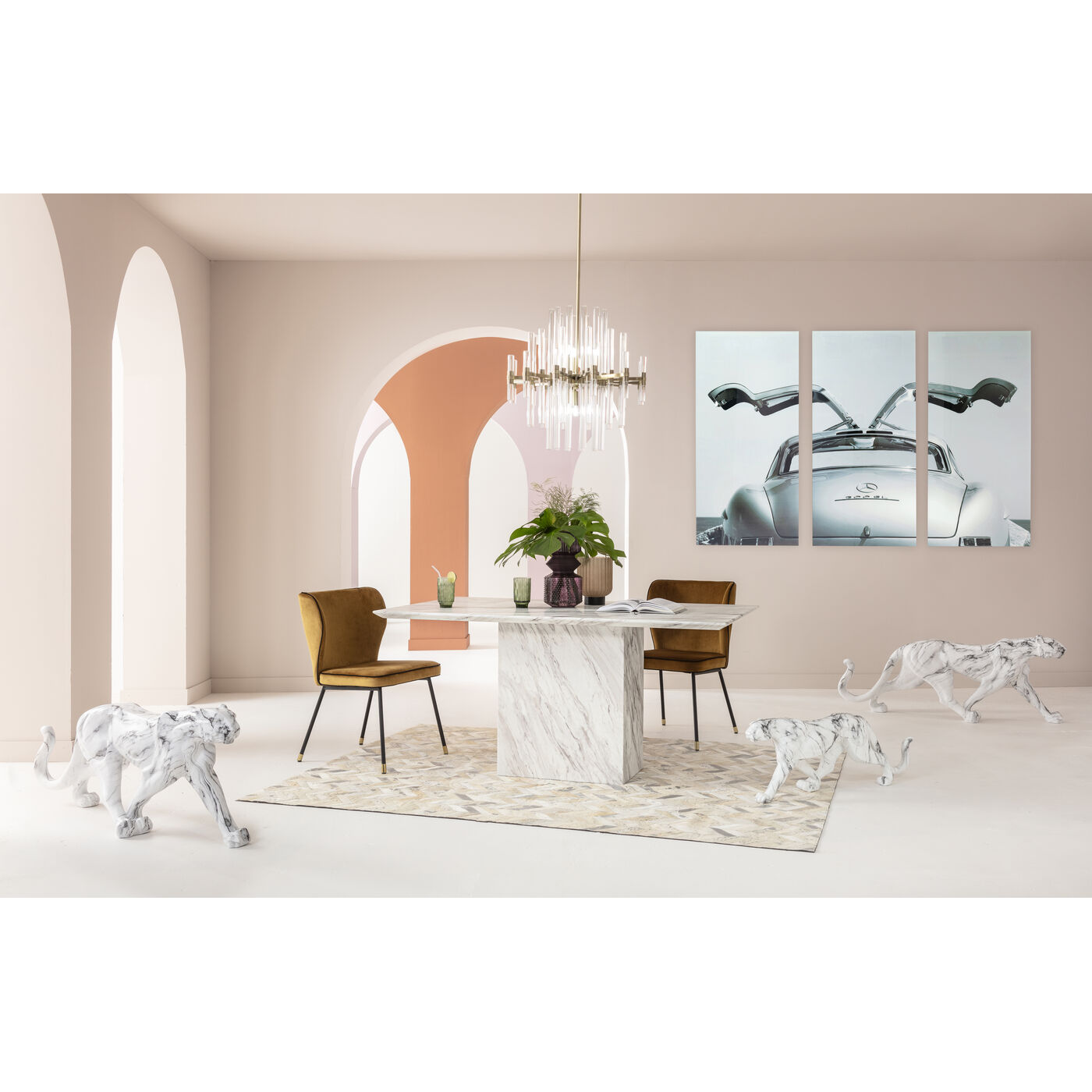 Table Artistico Marble 160x90 4025621850014 - Main Image