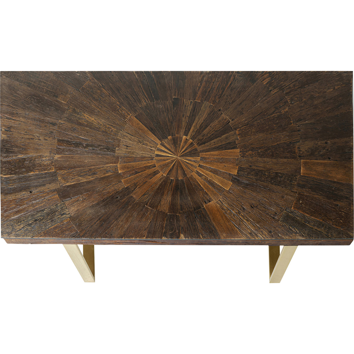 Tavolo Conley ottone 160x80