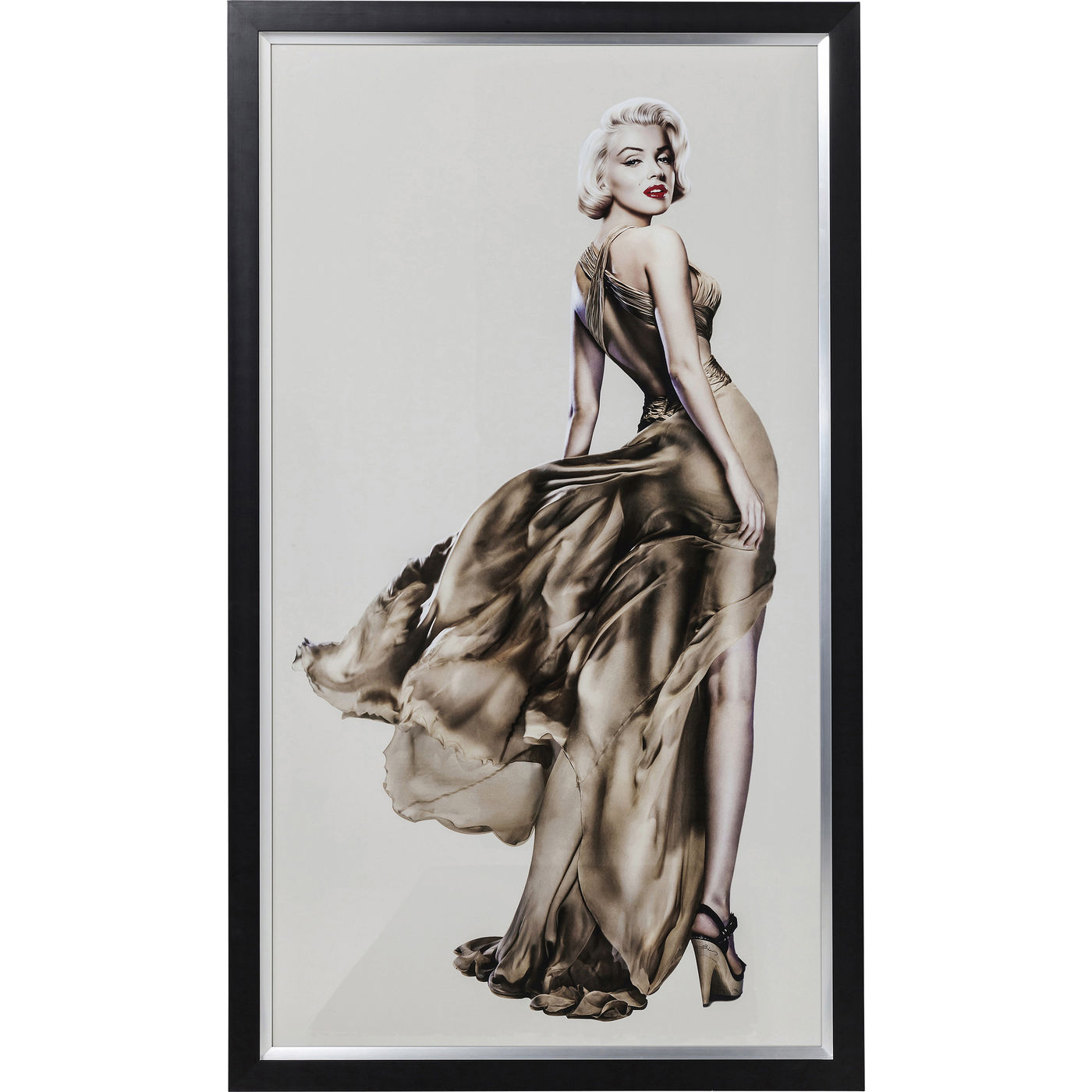 Gerahmtes Bild Marilyn 100x172cm